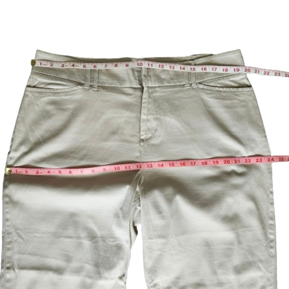 Circle of Life brushed very pale green/gray cotton capri pant size 18 - Picture 7 of 8